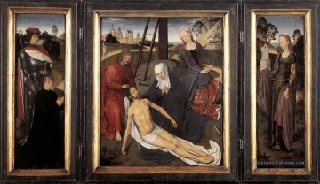  hans peintre - Triptyque d’Adriaan Rênes 1480 hollandais Hans Memling